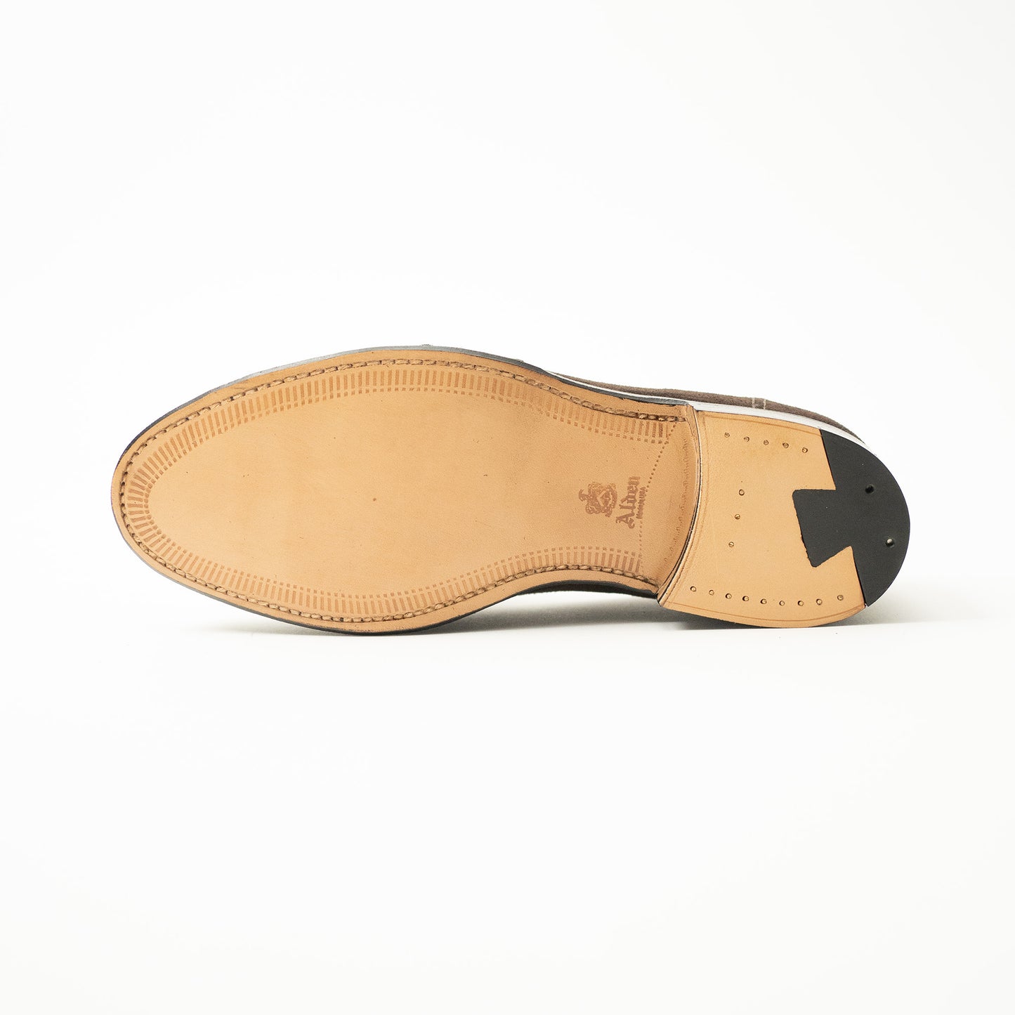 Alden | 68621 OAKROOM 10th Anniversary Full Strap Penny Loafer Chocolate Suede