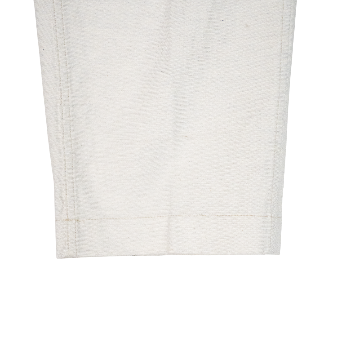 Coherence | Alain Selvedge Yacht Canvas Trousers White