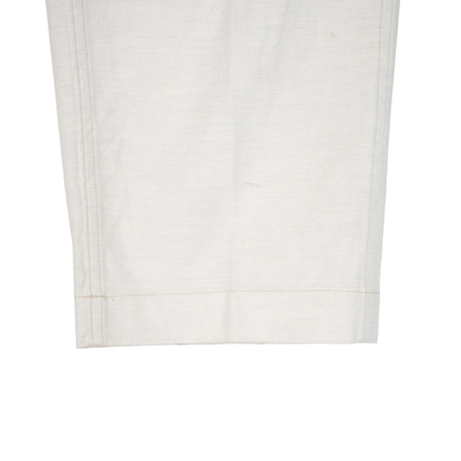Coherence | Alain Selvedge Yacht Canvas Trousers White