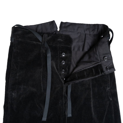 Coherence | Alain 10-Wale Corduroy Trousers Black