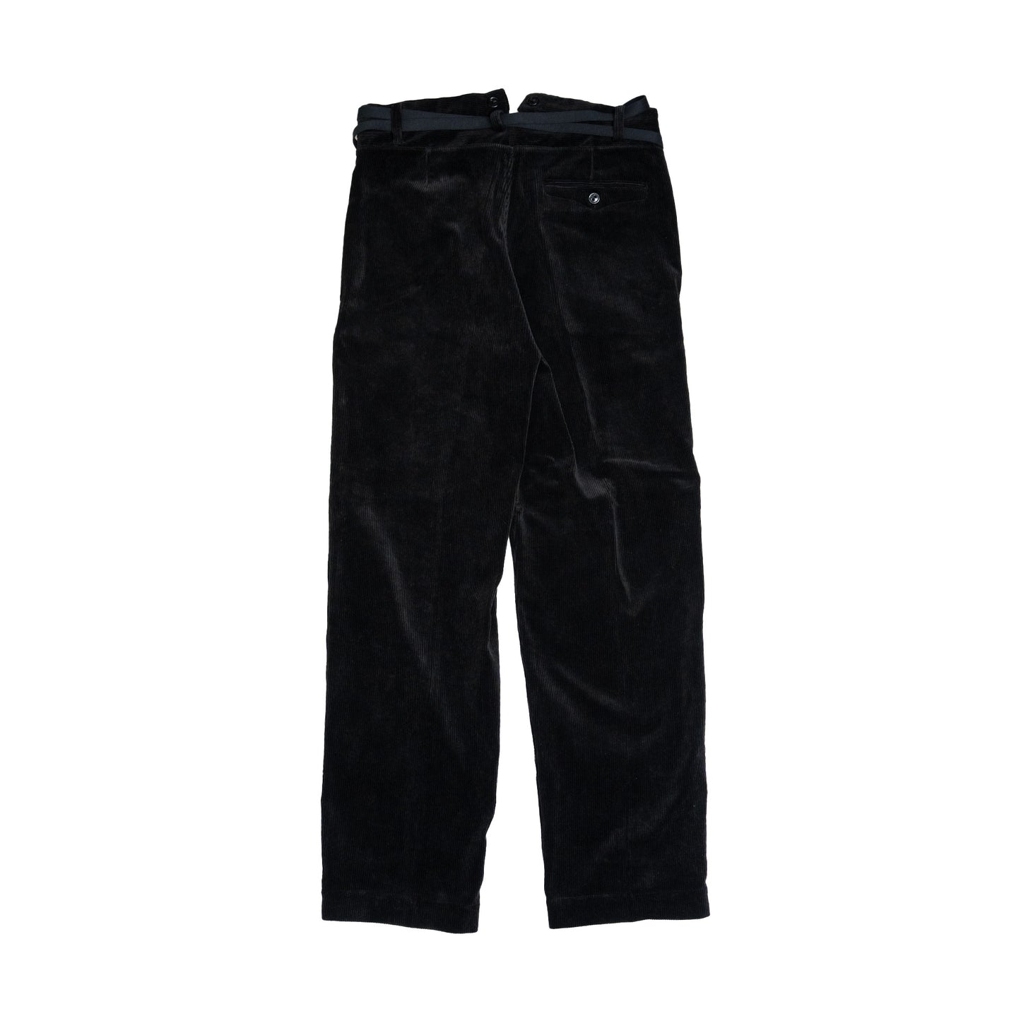 Coherence | Alain 10-Wale Corduroy Trousers Black