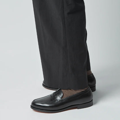 Oriental Shoemaker | Albers Penny Loafer Black Calf