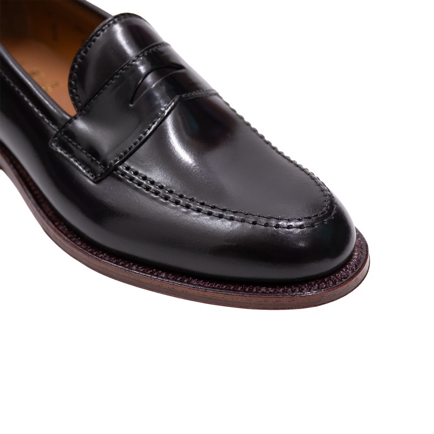 Alden | 96288 Leydon Penny Loafer Color 8 Shell Cordovan