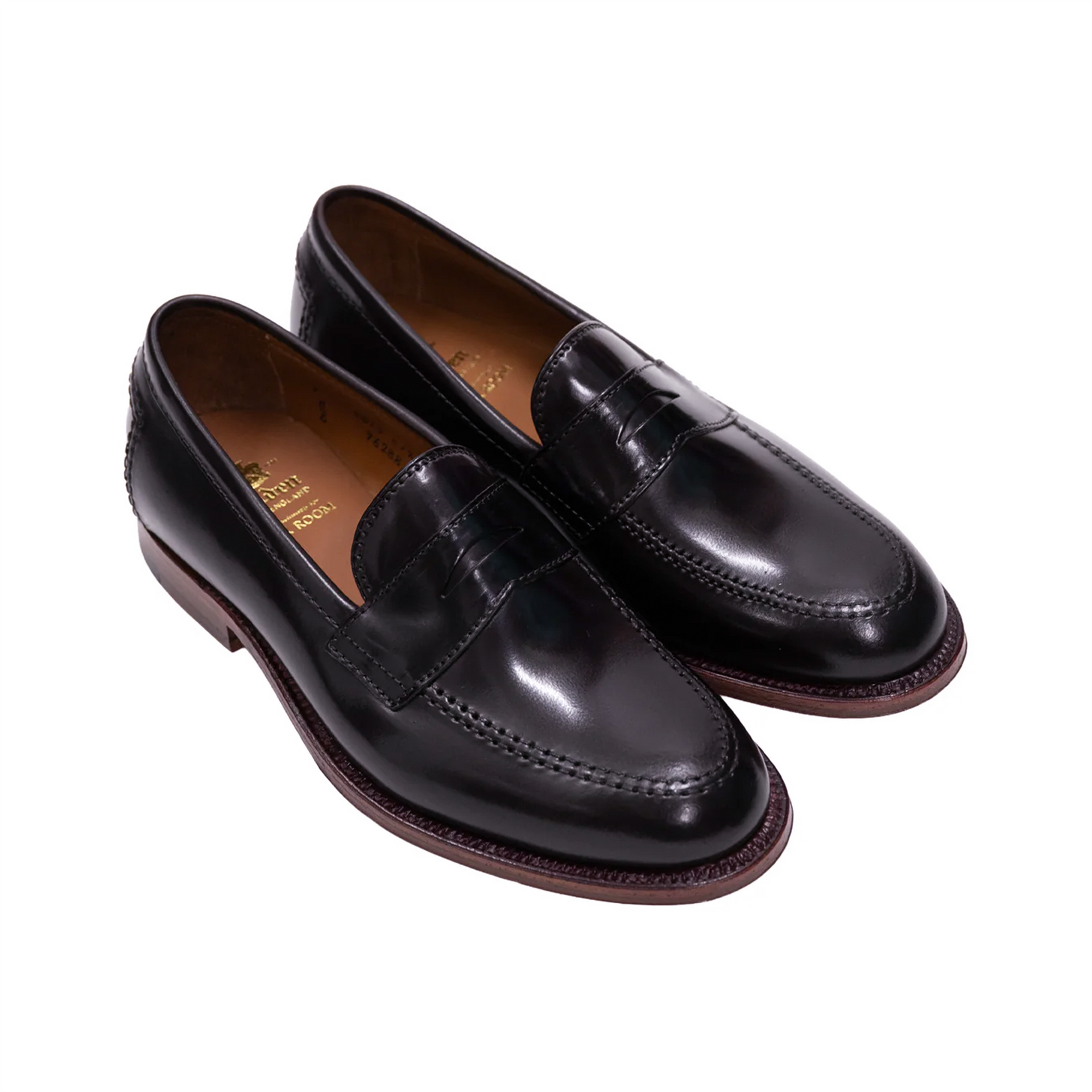 のざ Alden | 96288 Leydon Penny Loafer Color 8 Shell Cordovan – OAKROOM