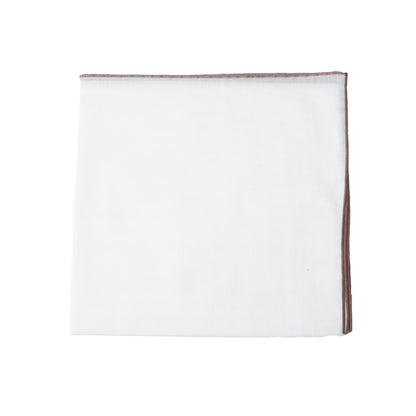 Simonnot Godard | Atrani Brown Pocket Square