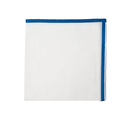 Simonnot Godard | Amalfi Blue Pocket Square