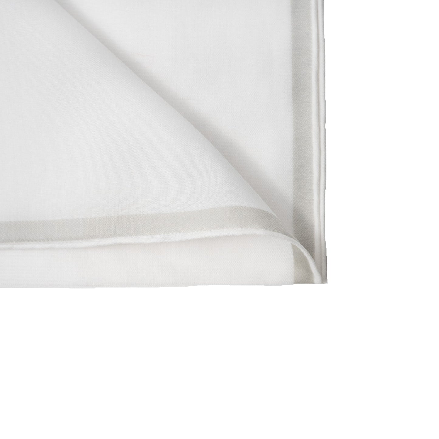 Simonnot Godard | Amalfi Silver Pocket Square