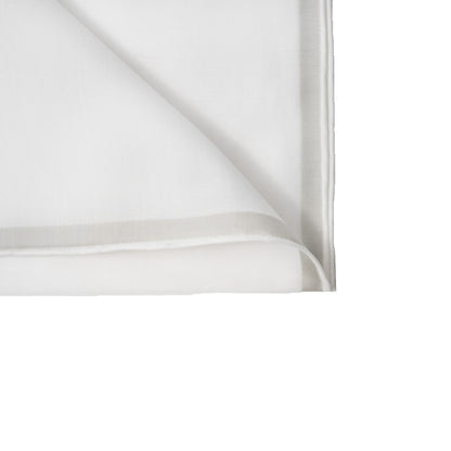 Simonnot Godard | Amalfi Silver Pocket Square