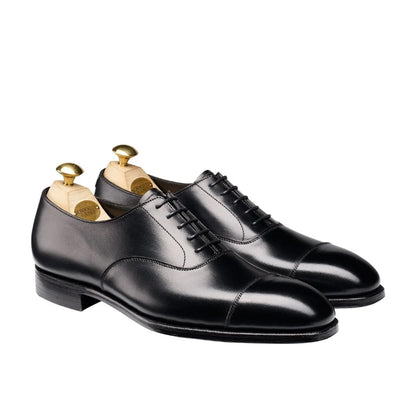 Crockett & Jones | Audley Cap Toe Oxford Black Calf