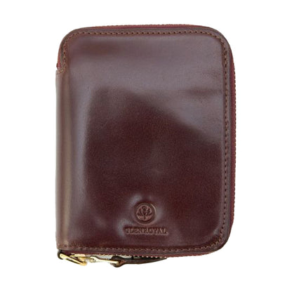 Glenroyal | Small Zip Wallet Bordo Cordovan