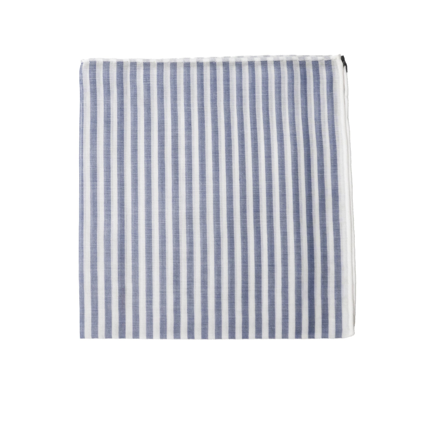 Simonnot Godard | Buren Blue Stripe Pocket Square