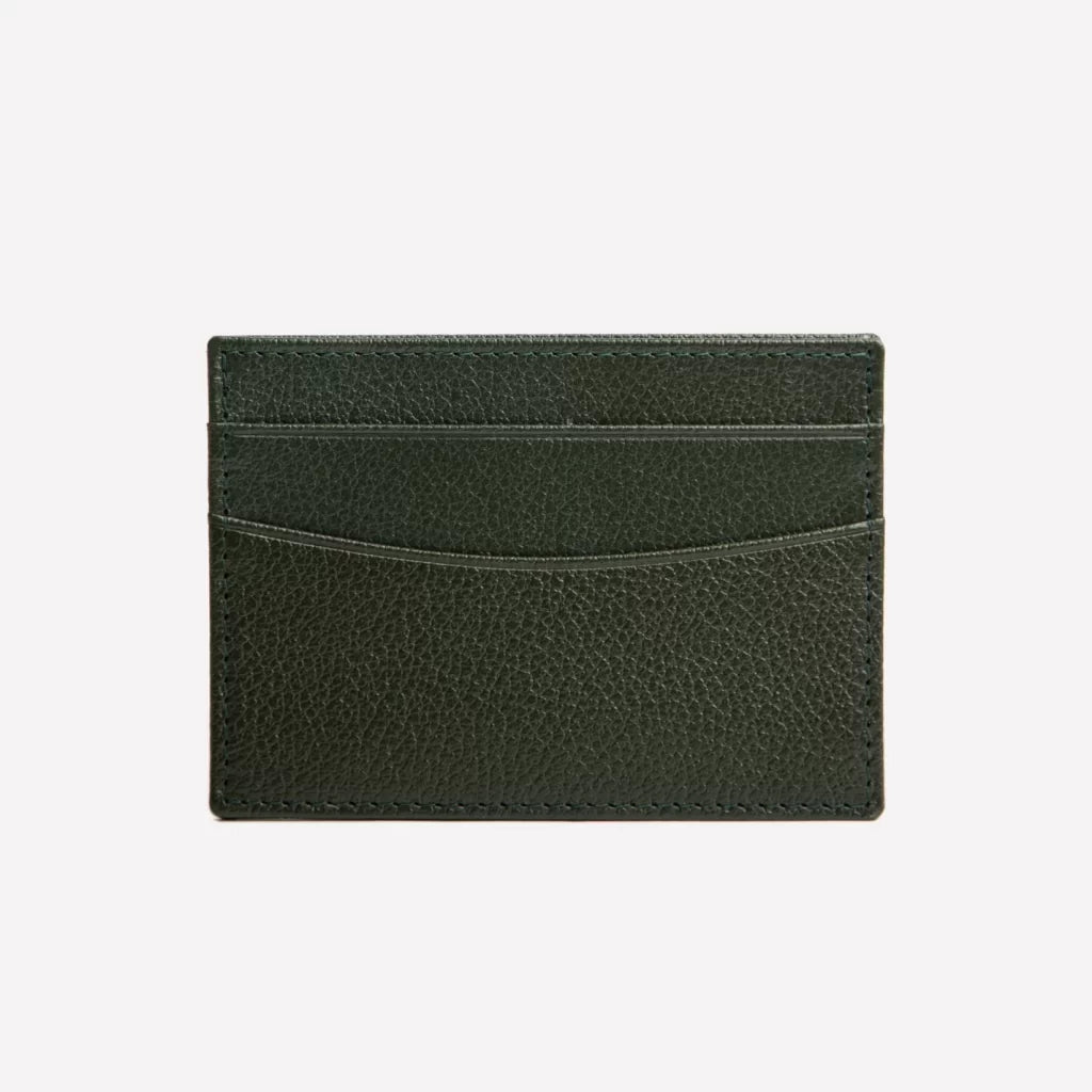 Ettinger | Capra Flat Credit Card Case Forest Green