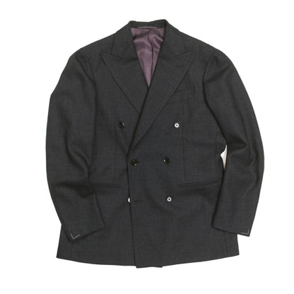 Ring Jacket | Double Breasted Suit Charcoal Grey