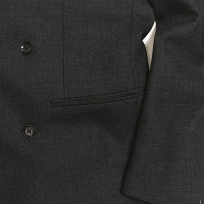 Ring Jacket | Double Breasted Suit Charcoal Grey