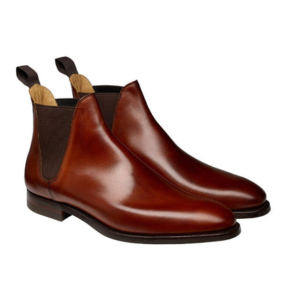 Crockett & Jones | Chelsea 8 Chlesea Boots Chestnut Burnished Calf