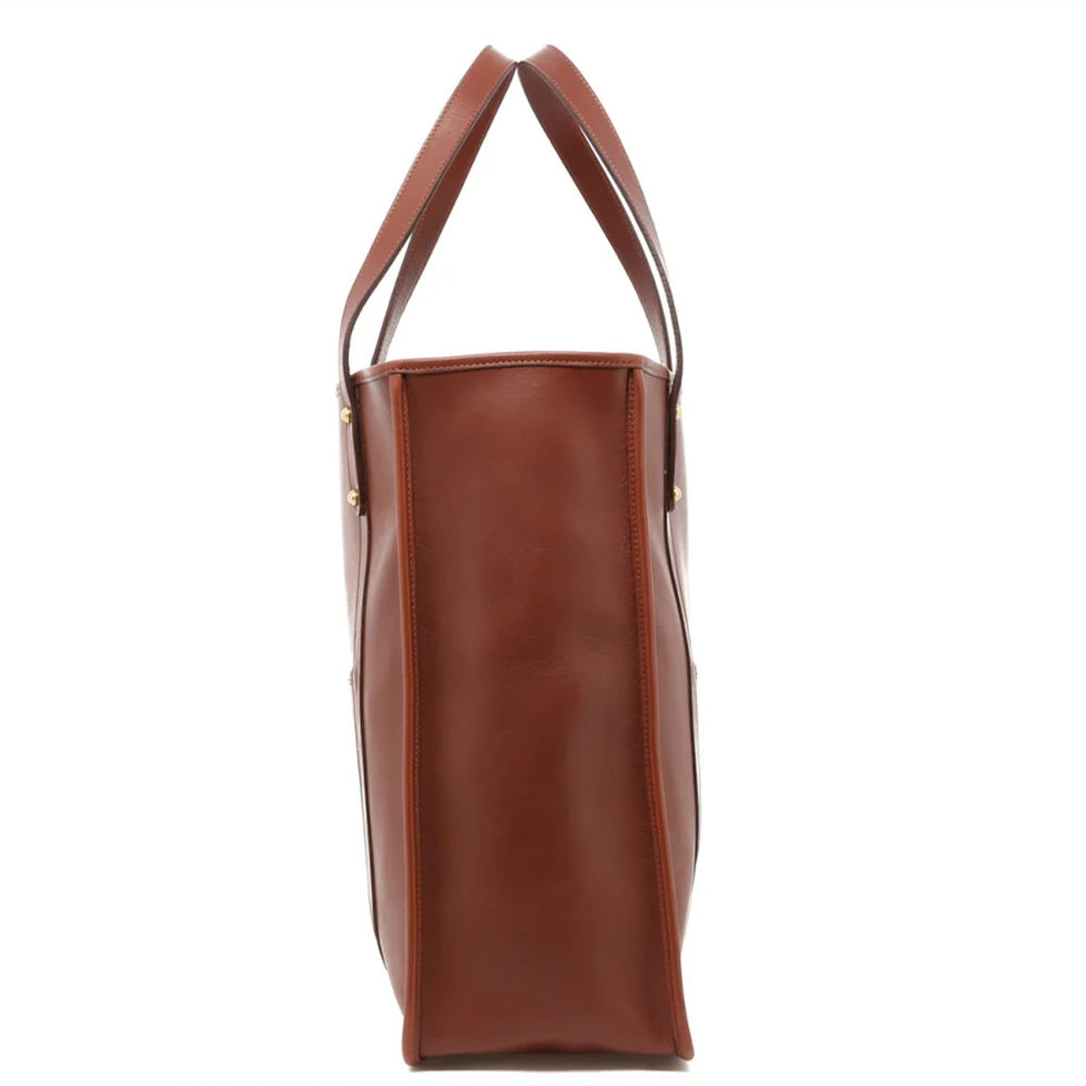 Frank Clegg | Leather Market Tote Chestnut