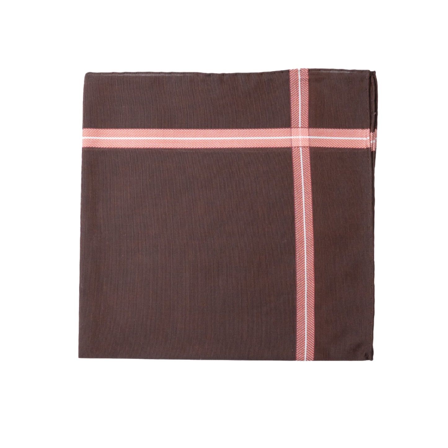 Simonnot Godard | Chocolate Chevron Pocket Square