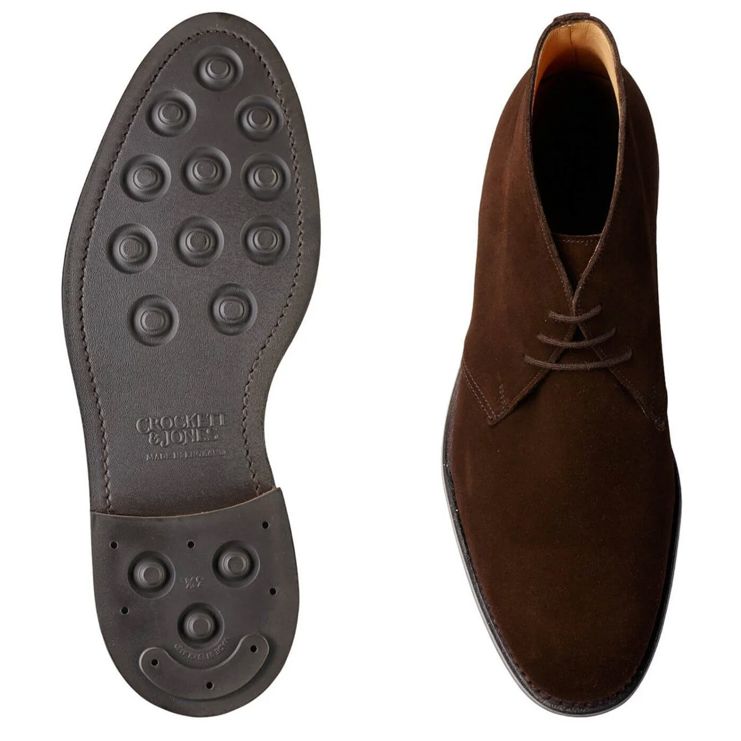 Crockett & Jones | Chiltern Chukka Boots Dark Brown Suede