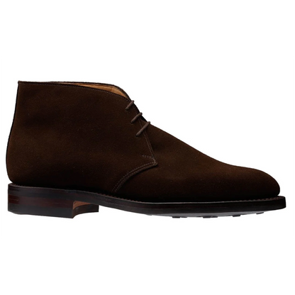 Crockett & Jones | Chiltern Chukka Boots Dark Brown Suede