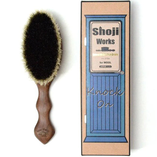 Shoji Works | Wool Clothes Brush In Walnut