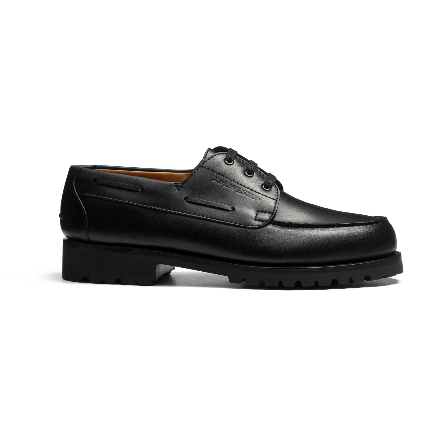 J.M.Weston | Deck Derby Black Soft Calfskin