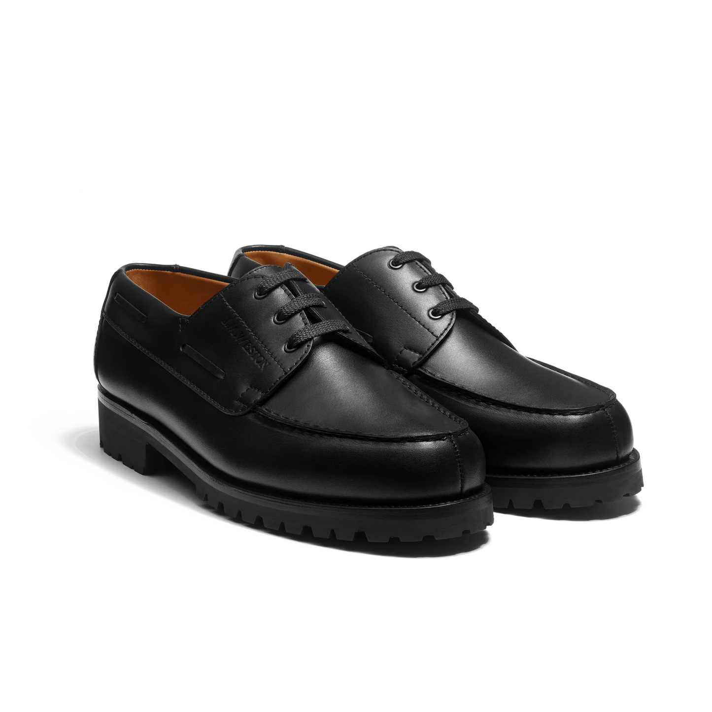 J.M.Weston | Deck Derby Black Soft Calfskin