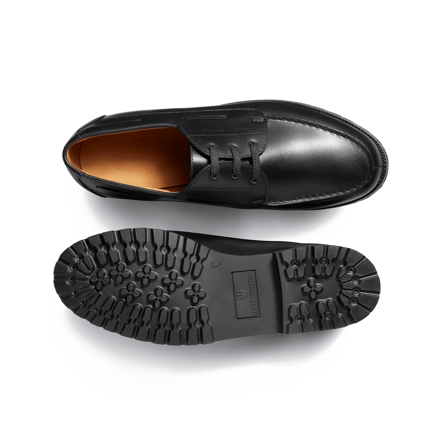 J.M.Weston | Deck Derby Black Soft Calfskin