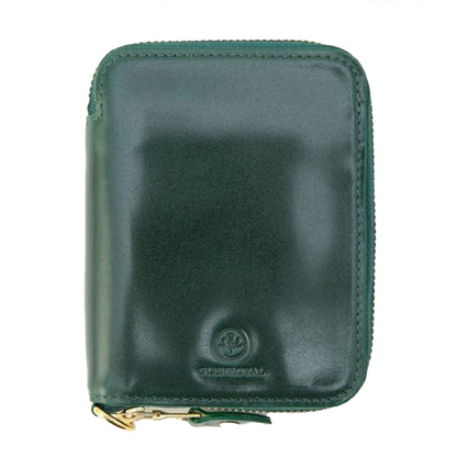 Glenroyal | Small Zip Wallet Dark Green Cordovan