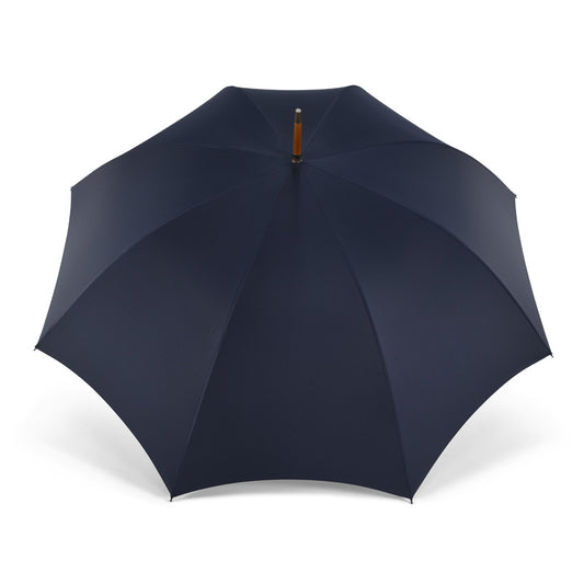 Fox Umbrella | Dark Brown Matt Maple Navy