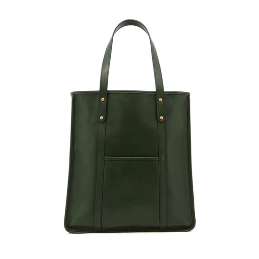 Frank Clegg | Leather Market Tote Green