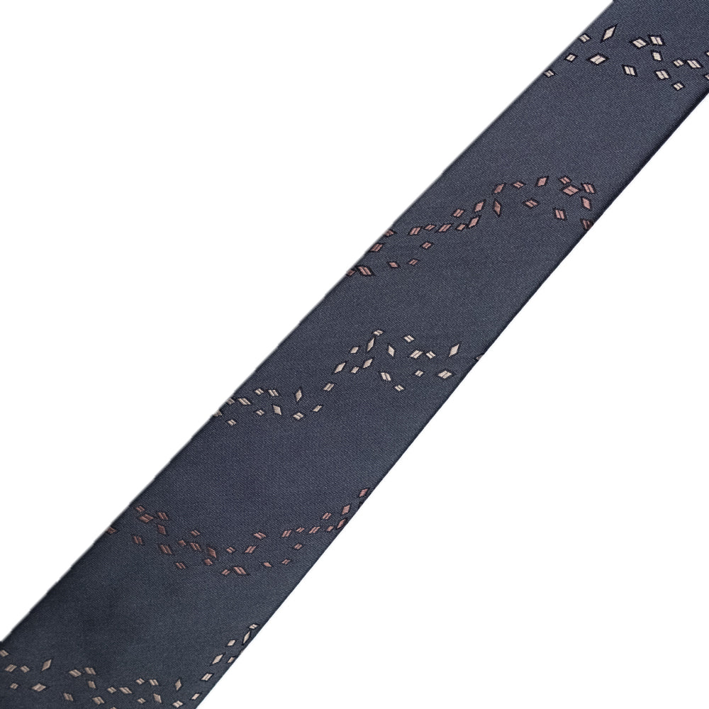 Holliday & Brown | Stripe Pattern Tie Dark Teal FE180 5