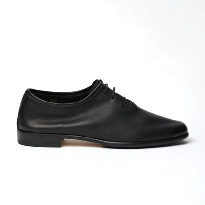 Oriental Shoemaker | Fred Wholecut Jazz Shoe Soft Grain Calf Black