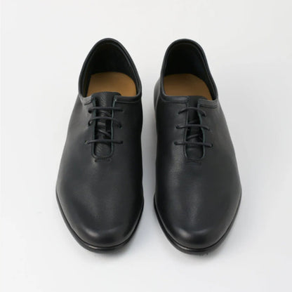 Oriental Shoemaker | Fred Wholecut Jazz Shoe Soft Grain Calf Black