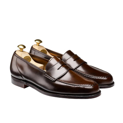 Crockett & Jones | Harvard Penny Loafer Dark Brown Cordovan