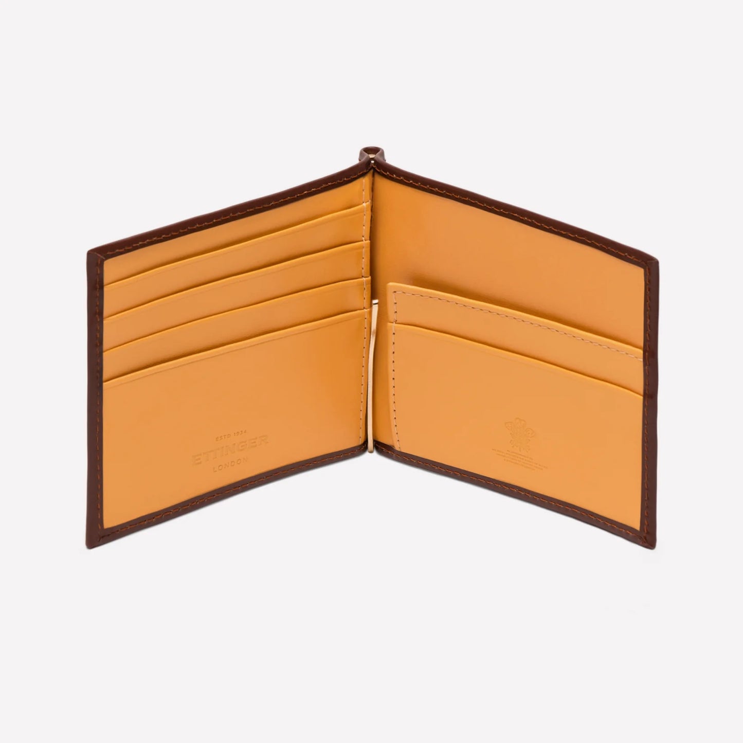 Ettinger | Bridle Hide Money Clip Wallet Havana/London Tan