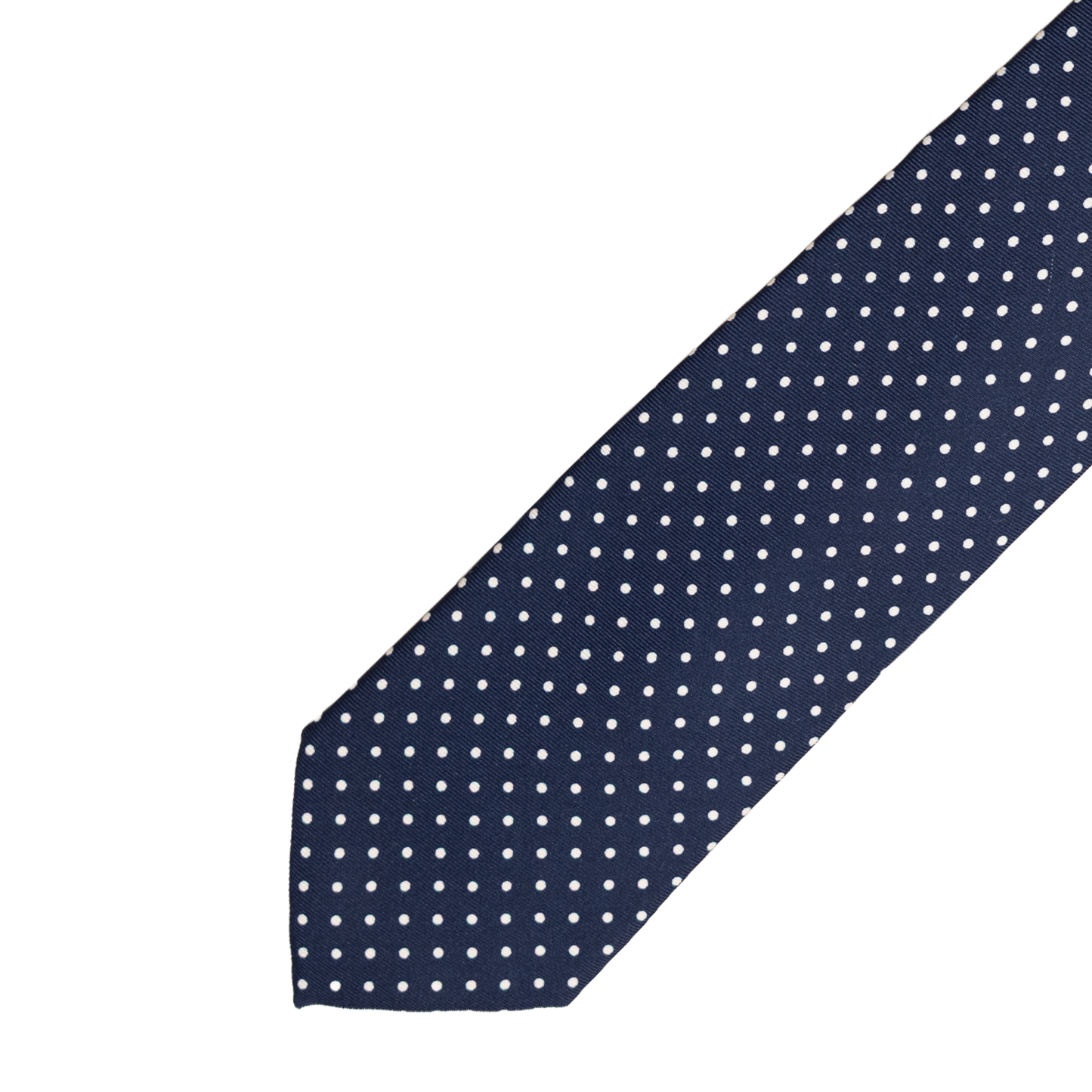 Holliday & Brown | Small Dotted Tie Navy J8495 3