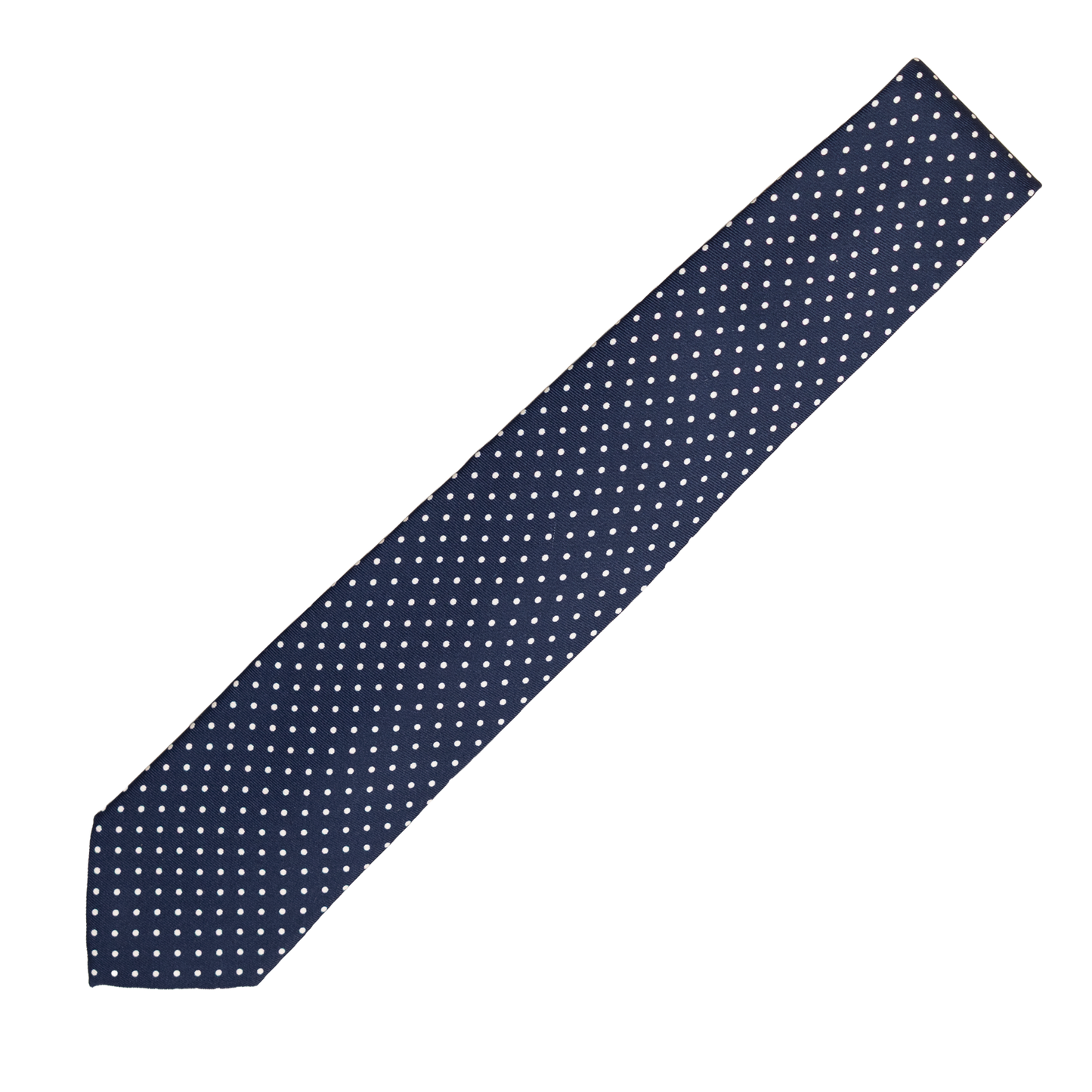 Holliday & Brown | Small Dotted Tie Navy J8495 3