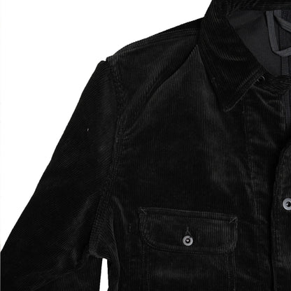 Coherence | Jackson 10-Wale Corduroy Jacket Black