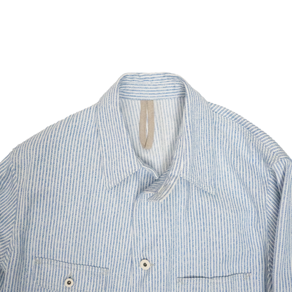 Coherence | Jackson Jaspe Striped Twill Blue Stripe