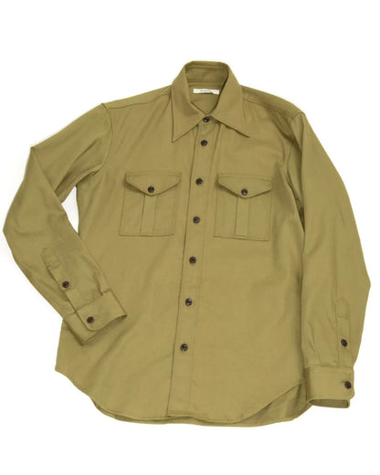 Husbands Paris | Boy Scout Shirt In Twill Khaki