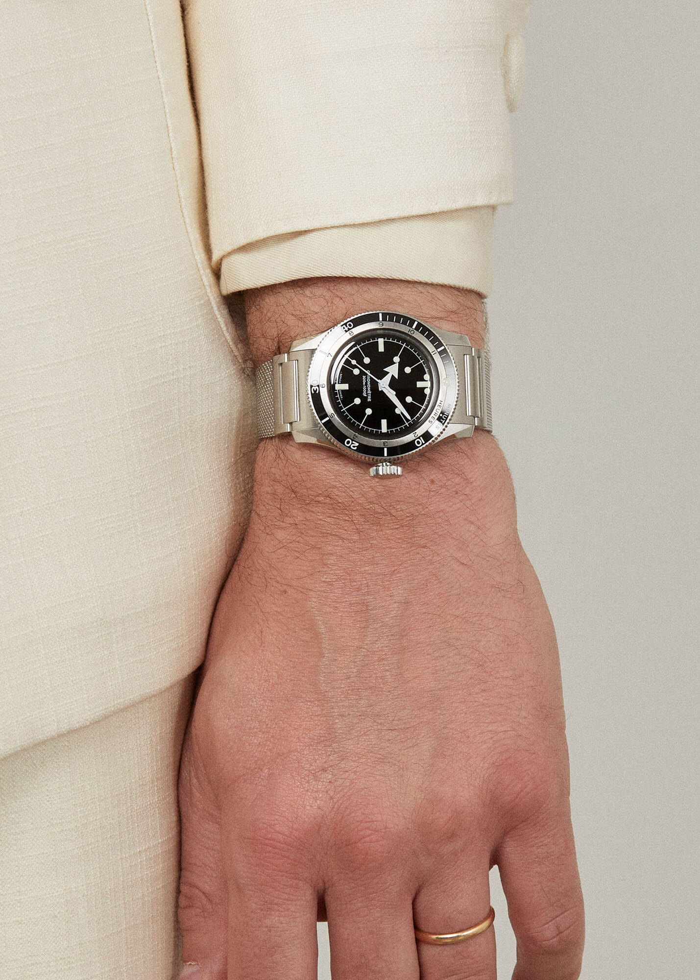 Serica | Ref. 5303-1 Diving Chronometer Enamel Black