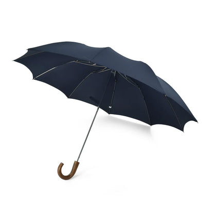 Fox Umbrella | Maple Crook Handle Telescopic Navy