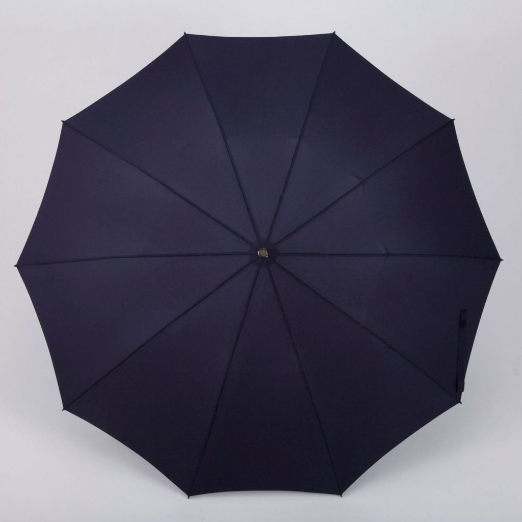 Fox Umbrella | Maple Crook Handle Telescopic Navy