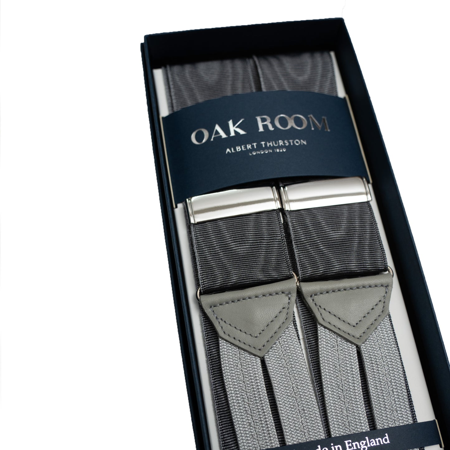 Albert Thurston | Moire Grey Braces