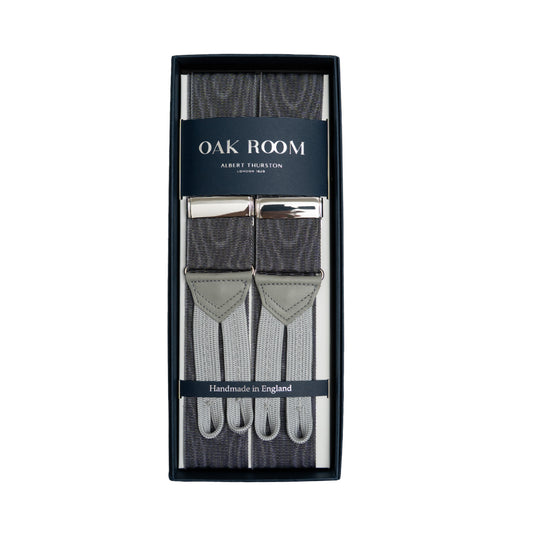 Albert Thurston | Moire Grey Braces