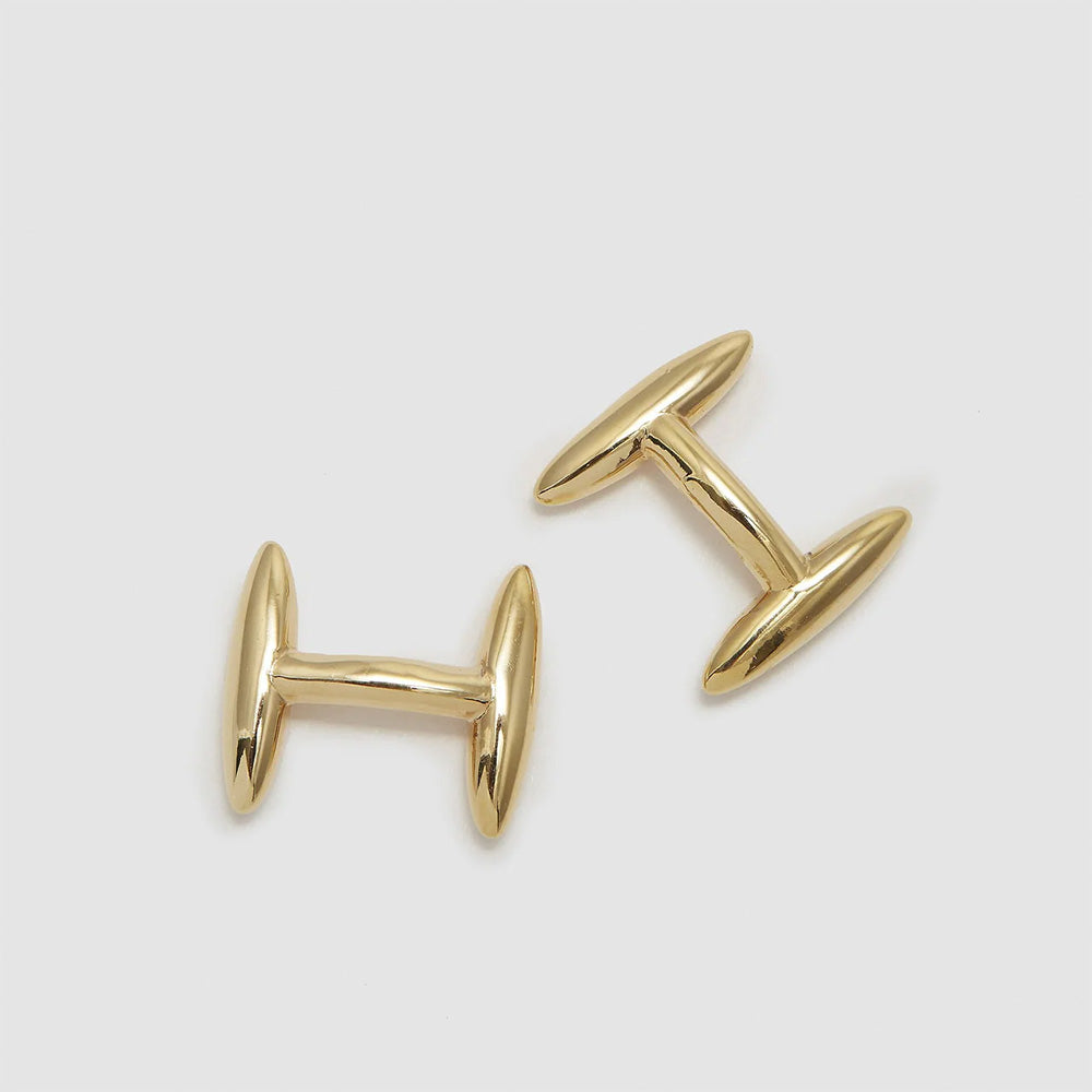 Codis Maya | Phi Ellipse Cufflink Gold