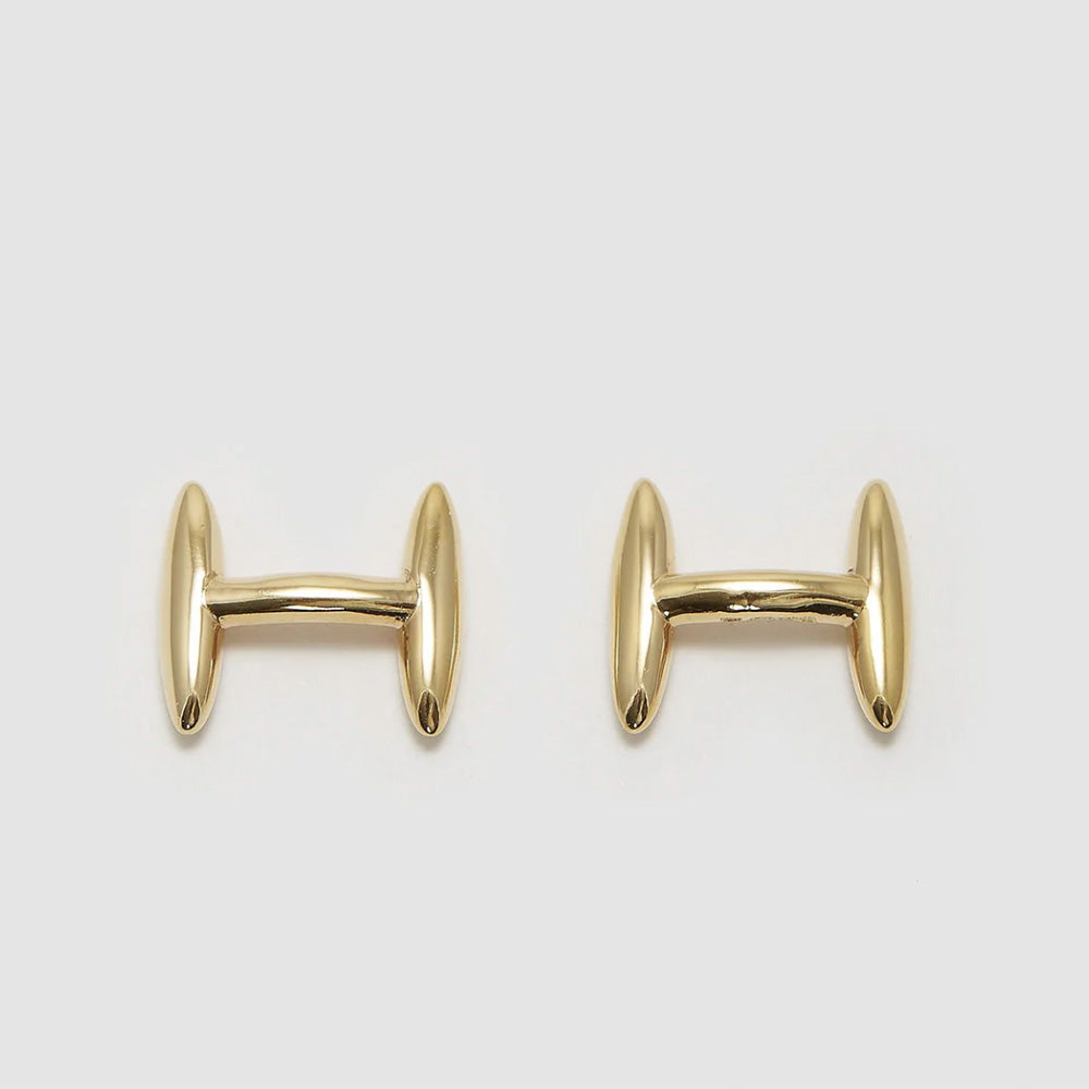 Codis Maya | Phi Ellipse Cufflink Gold