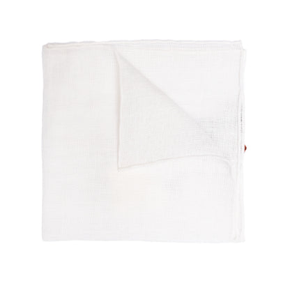 Holliday & Brown | Linen Plain White Pocket Square 04302 1