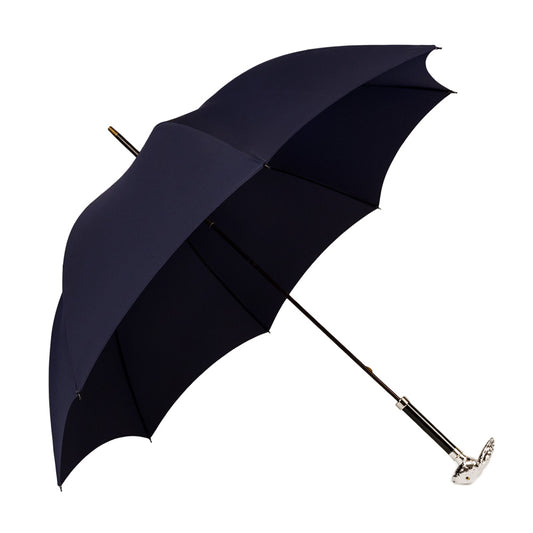 Fox Umbrella | Nickel Rabbit Head Navy