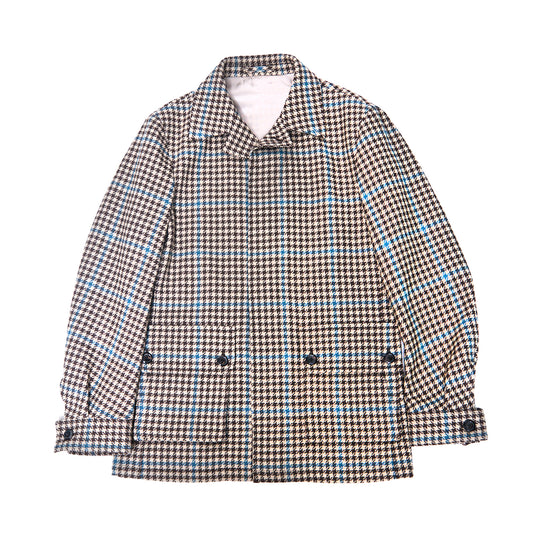 Ring Jacket | Houndstooth Wool & Slik Jacket